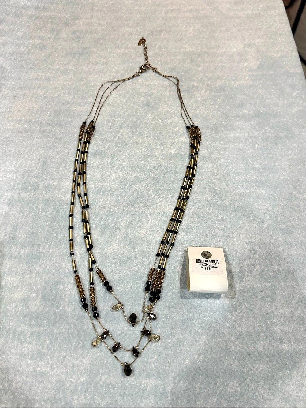 Coldwater Creek Deco Dazzle Multi-Strand Necklace